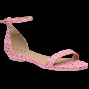 Pashion Footwear The Pashionista - Pink Tweed - Final Sale Size 8.58.5